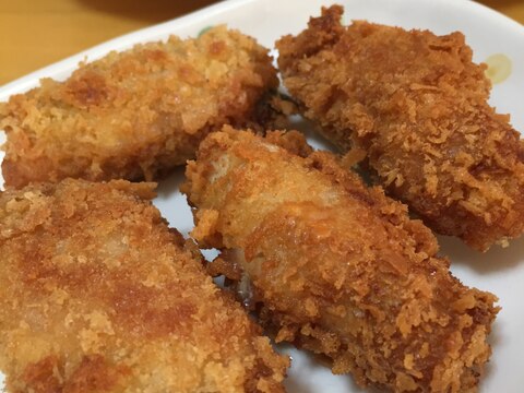 アスパラとチーズの豚薄切り肉巻き揚げ